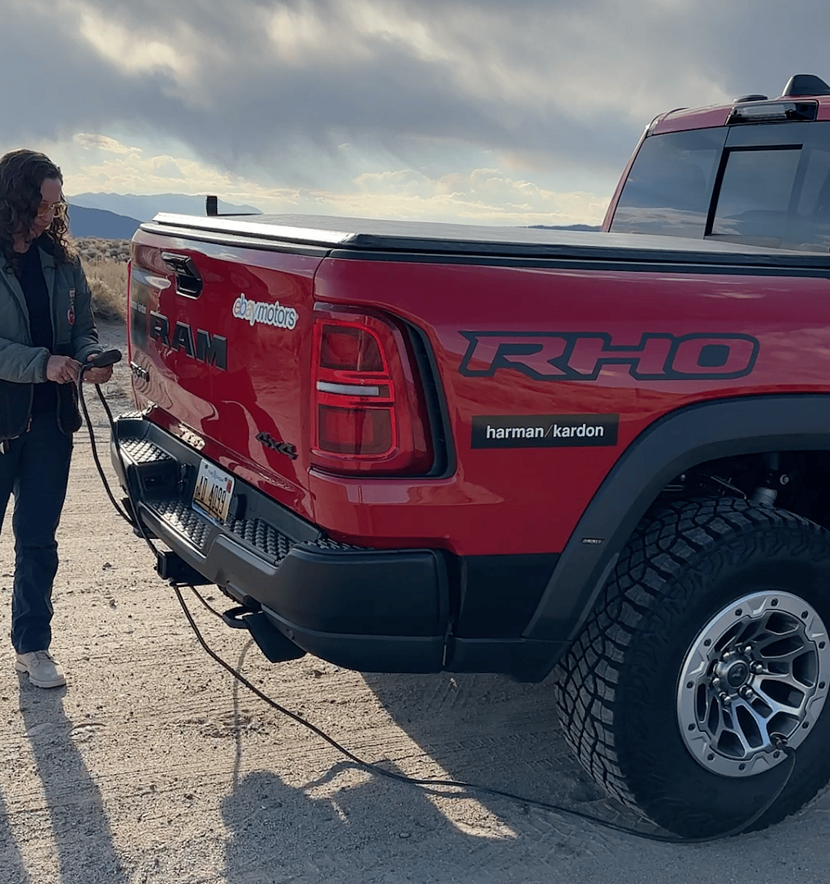 Ram 1500 RHO First Drive: 8 Days, 2,000 Miles, Dirt Trails. How Did this Powerful Pickup Truck Do? 10 Double Checking Our Tire Pressure On The Ram 1500 Rho