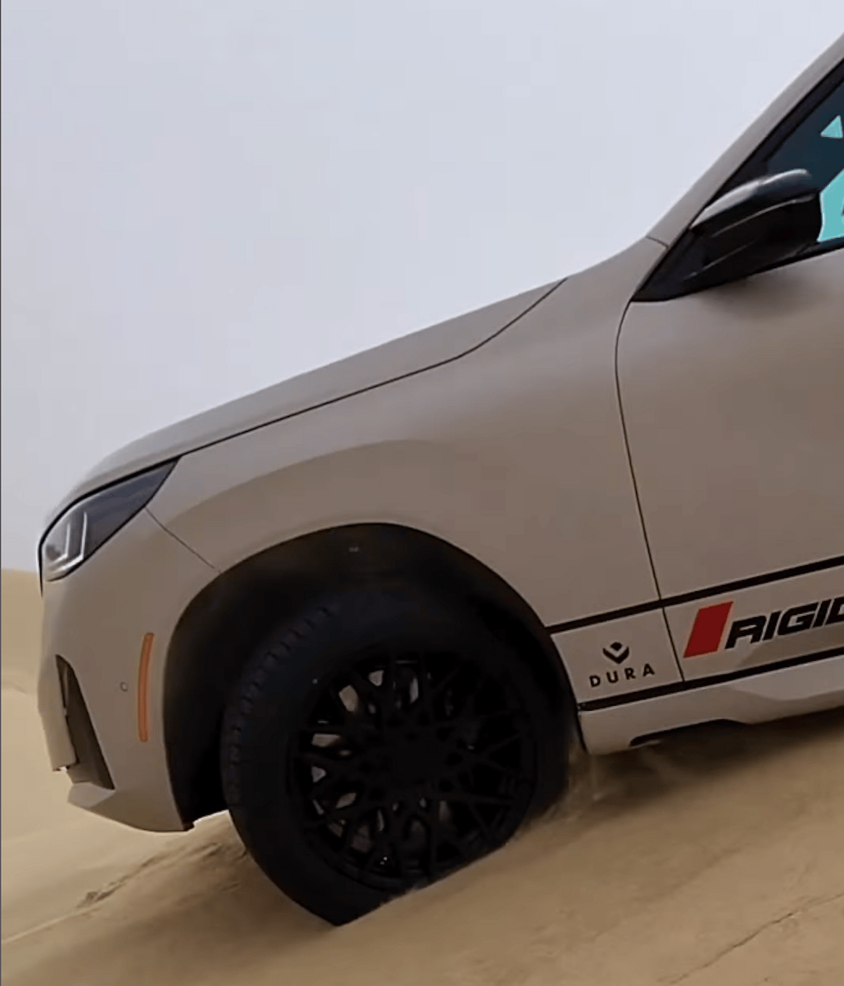 Traversing A Dune In The Bmw X3 2024 Rebelle Rally