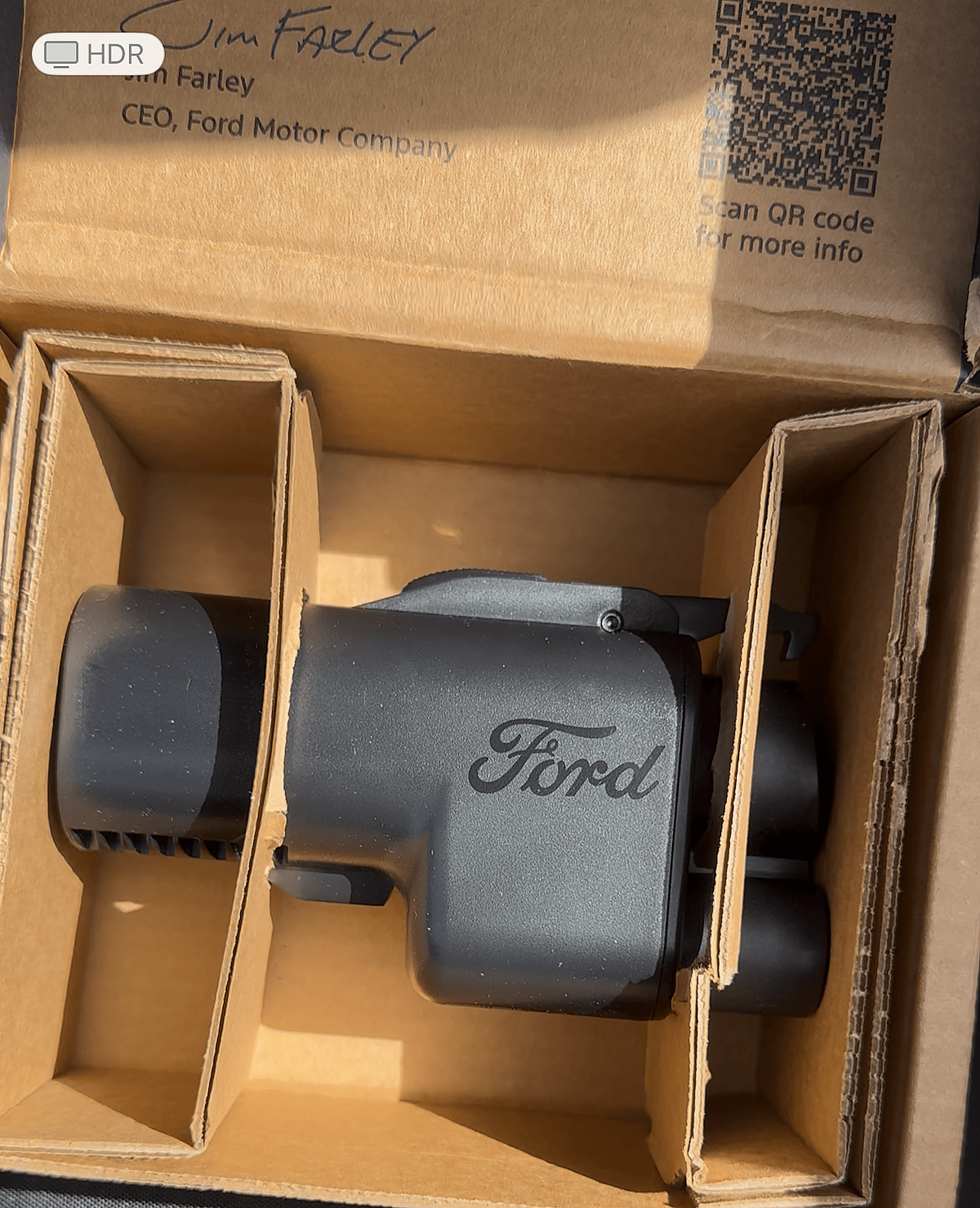 The Tesla Charger Adapter Included With The Ford Mustang Mach-E