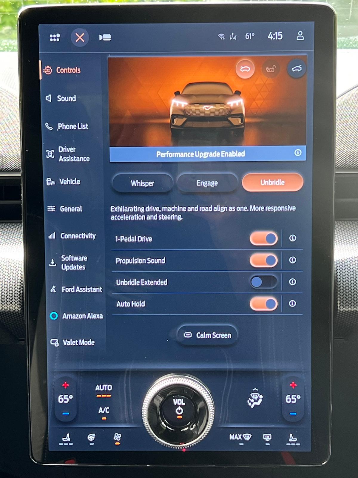 Updates to The 2024 Mustang Mach-E GT Make This Awesome EV Even More Delightful 7 The Drive Mode Screen In The 2024 Ford Mustang Mach-E Gt