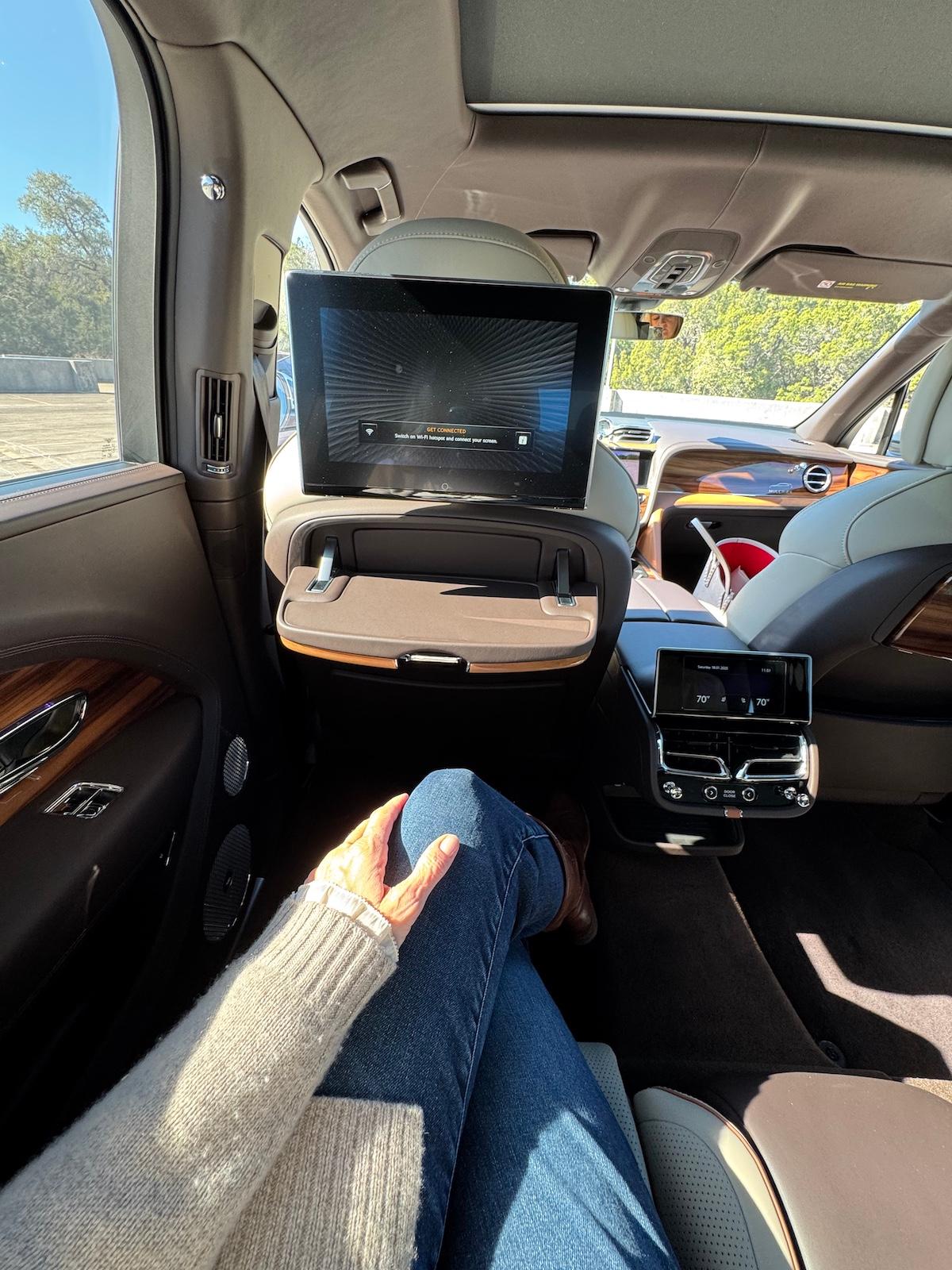 Plenty Of Legroom Allows Room To Stretch Out In The Bentley Bentayga