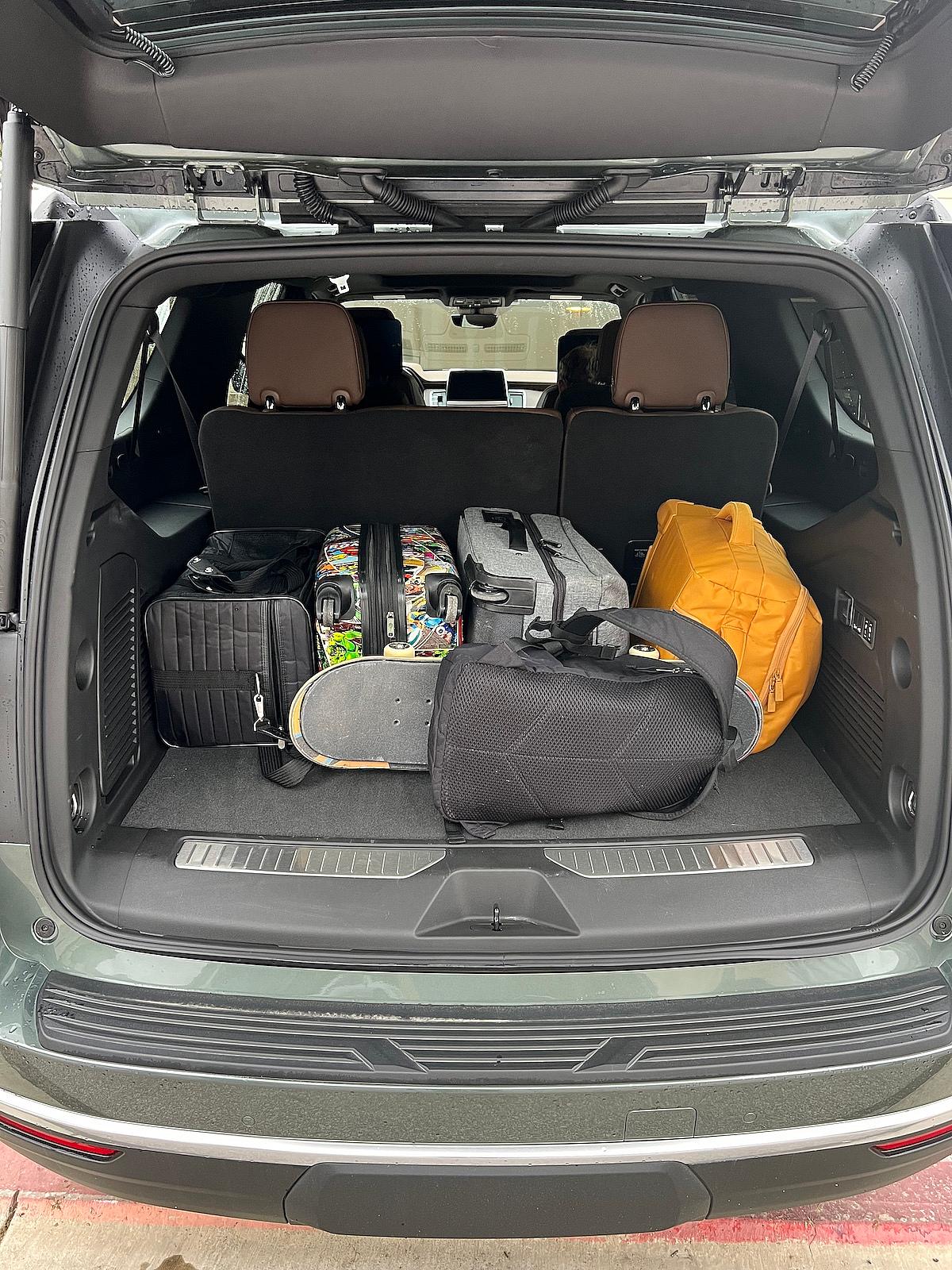 Luggage For A Family Of 5 Fit But We Could Have Doubled, Or More, What We Brought