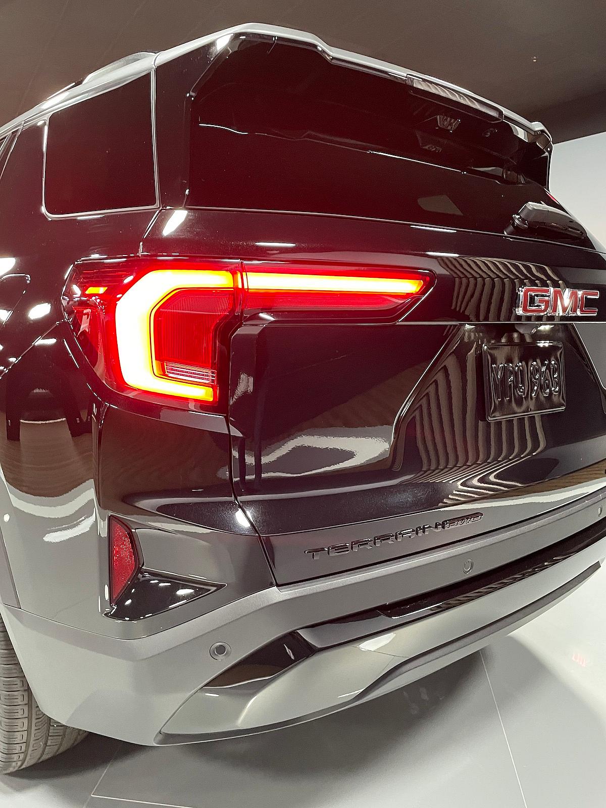 The Rear Tail Lights Of The 2025 Gmc Terrain