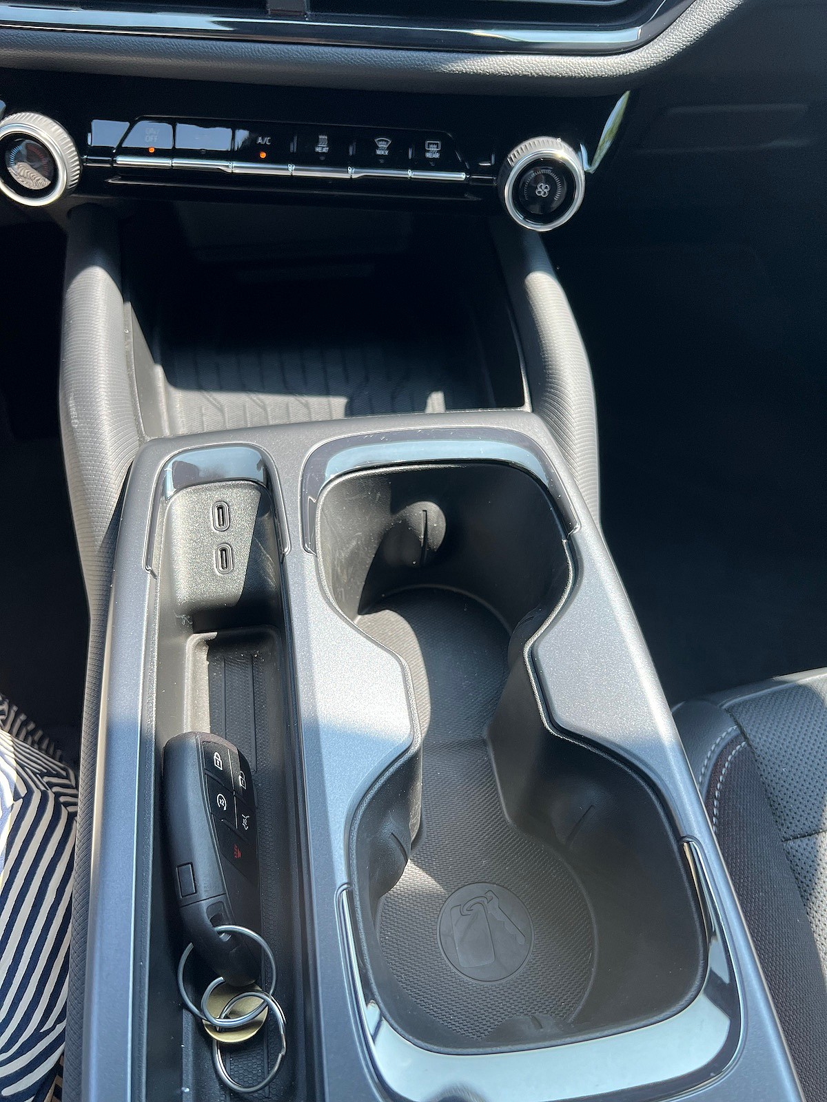 The Center Console In The Chevrolet Equinox Ev