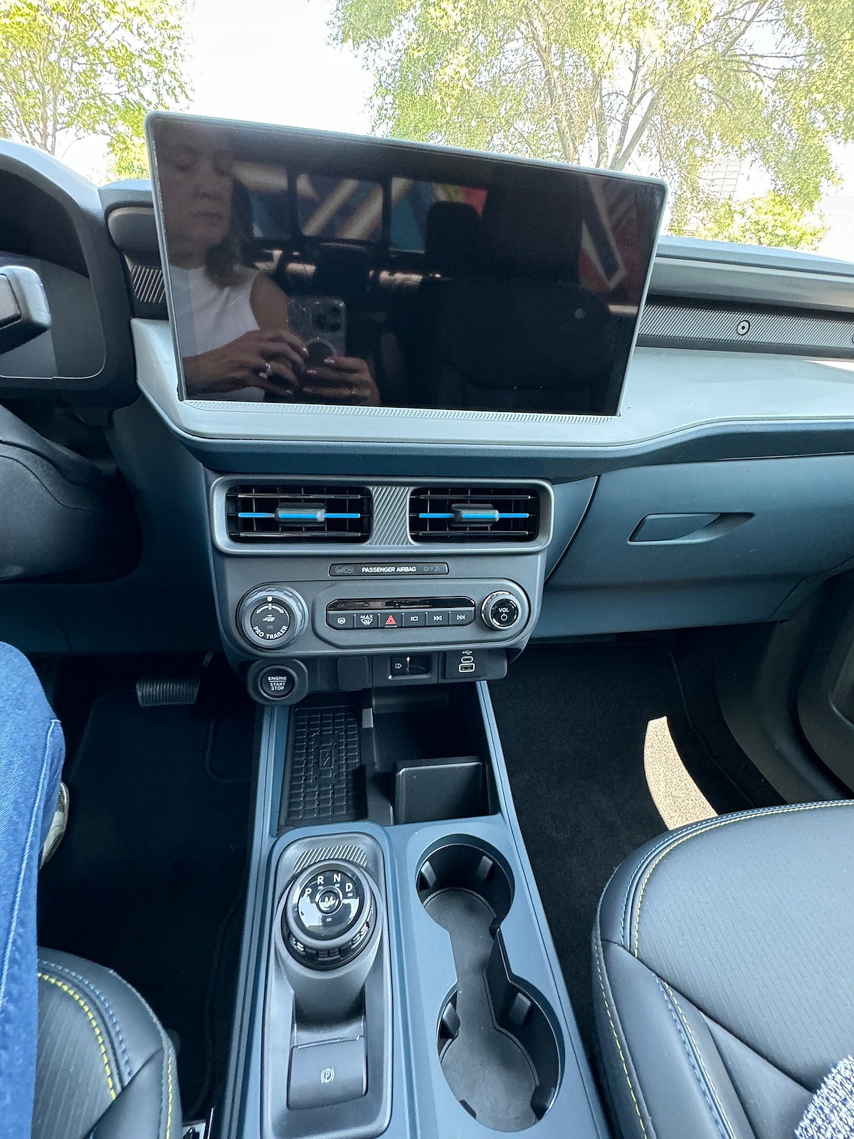 The Command Center And 13 Multimedia Screen In The Ford Maverick Lobo