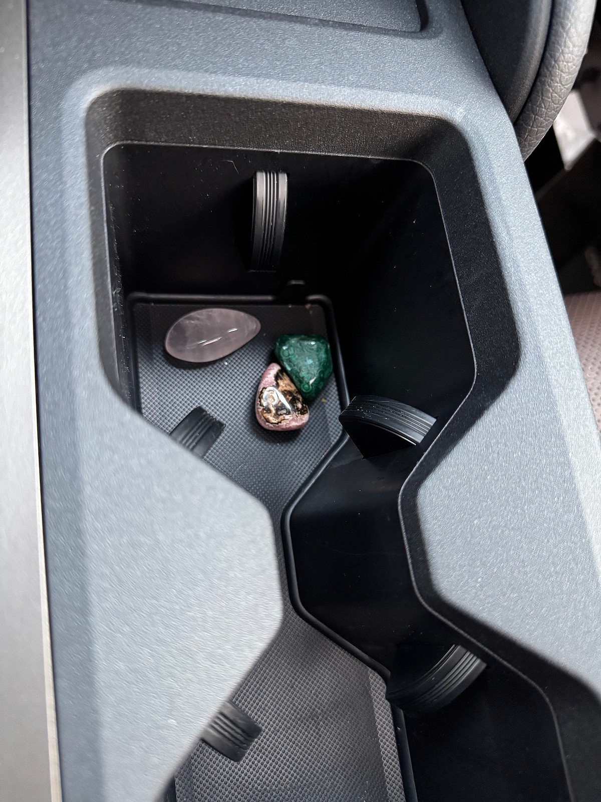 Crystals In The Toyota Land Cruiser Cup Holder