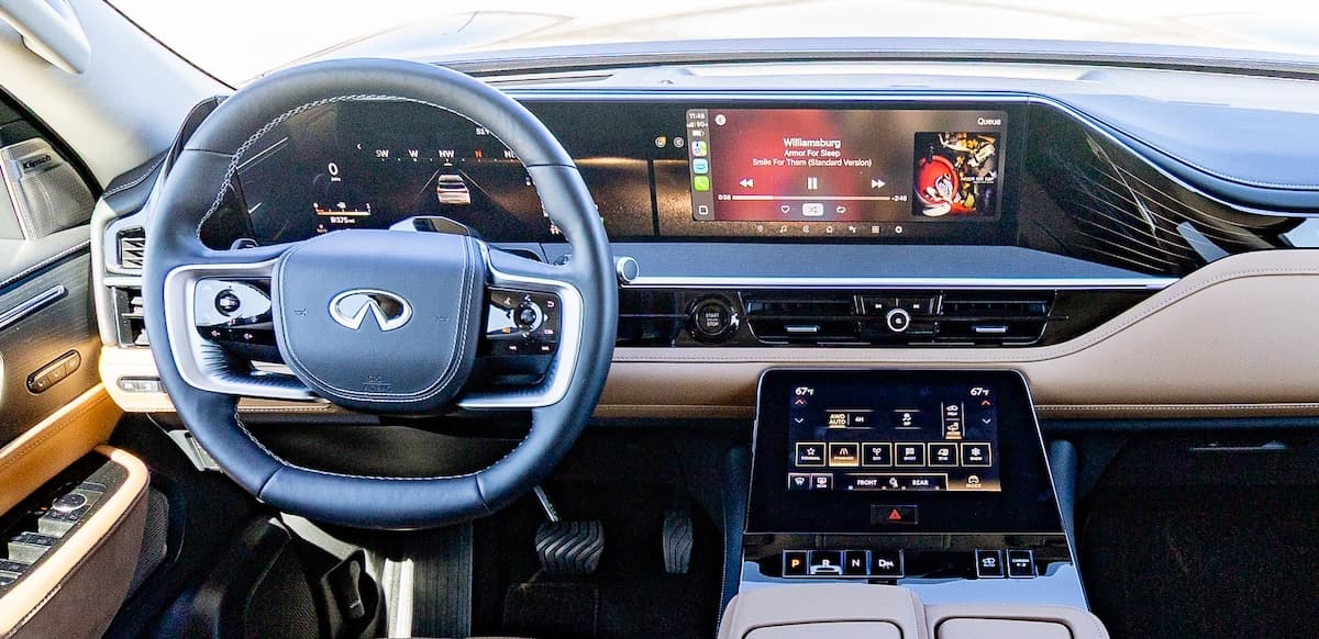The Multimedia System In The Infiniti Qx80 Is Easy For Both The Driver And Passenger