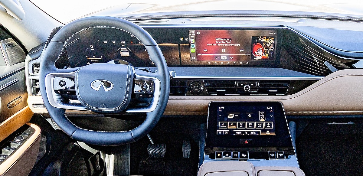 The Multimedia System In The Infiniti Qx80 Is Easy For Both The Driver And Passenger