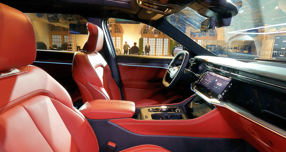 The Front Seat Of The Jeep Wagoneer S