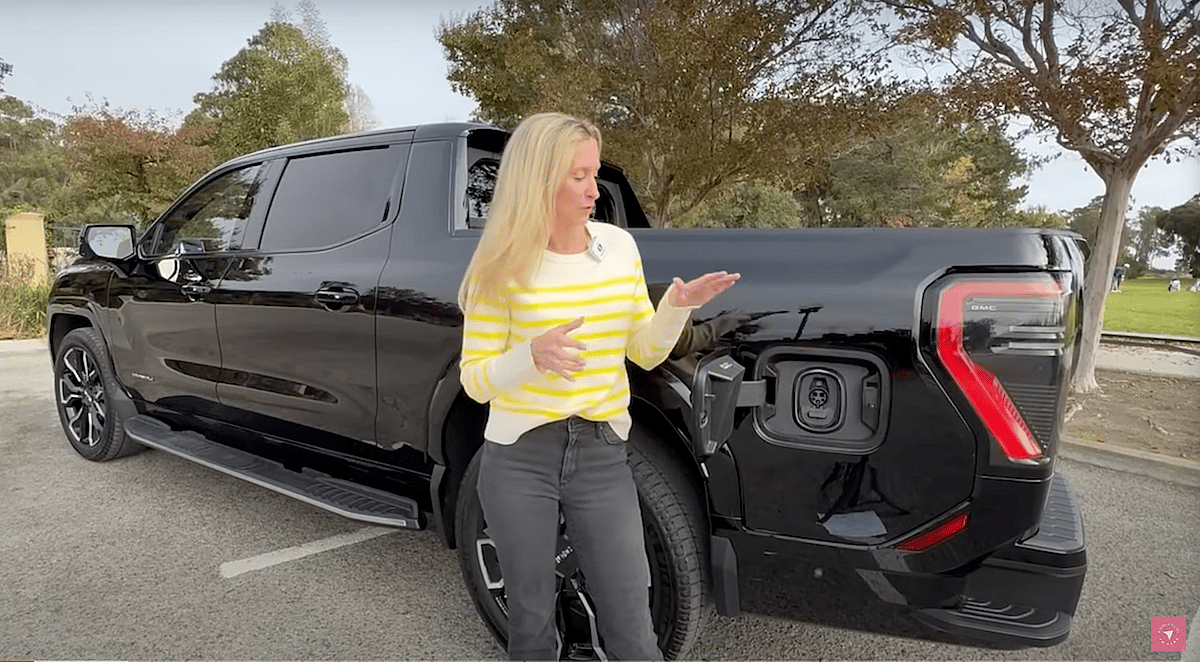 The Power Port On The 2025 Gmc Sierra Ev