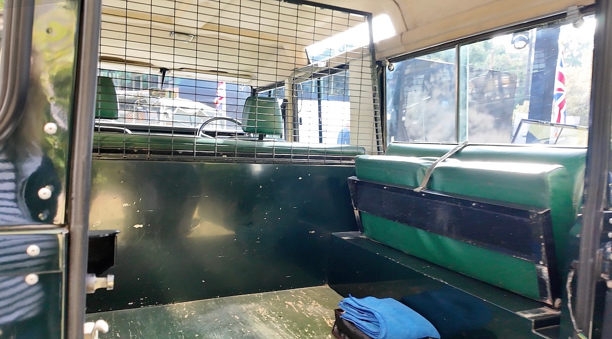 Another Contribution From Queen Elizabeth In Her 1954 Land Rover A Dog Guard