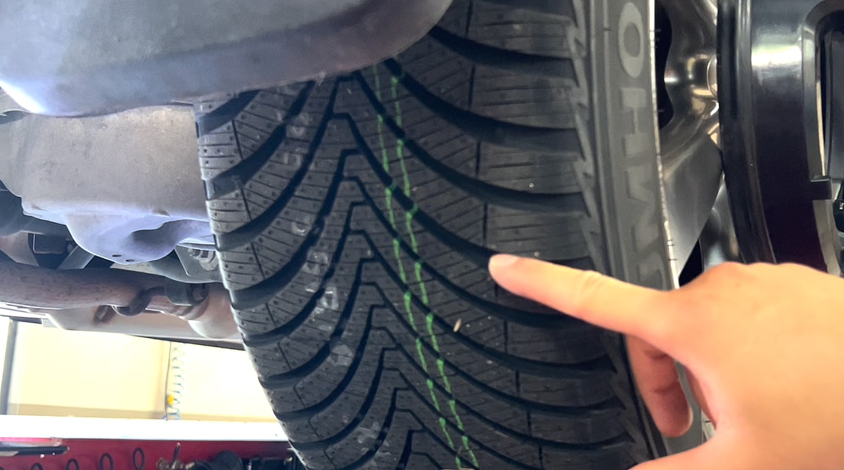 The Best Tire Technician Showed Me How The Tire Tread Channels Are Designed To Push Water Away From Under The Tire