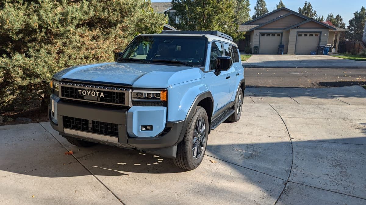 The 2024 Toyota Land Cruiser Parked In A Driveway