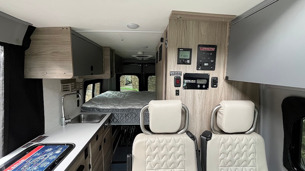 Is Van Life the Ultimate Escape? Exploring Life on the Road in a Winnebago Solis 7 Van Life Interior Of The Winnebago Solis
