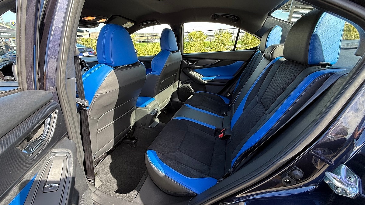 I Love That Rear Seat Passengers Get The Blue Too In The 2025 Subaru Wrx Ts