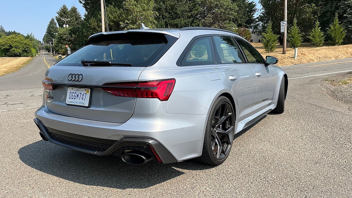 Audi Rs6 Avant Wagon Rear View