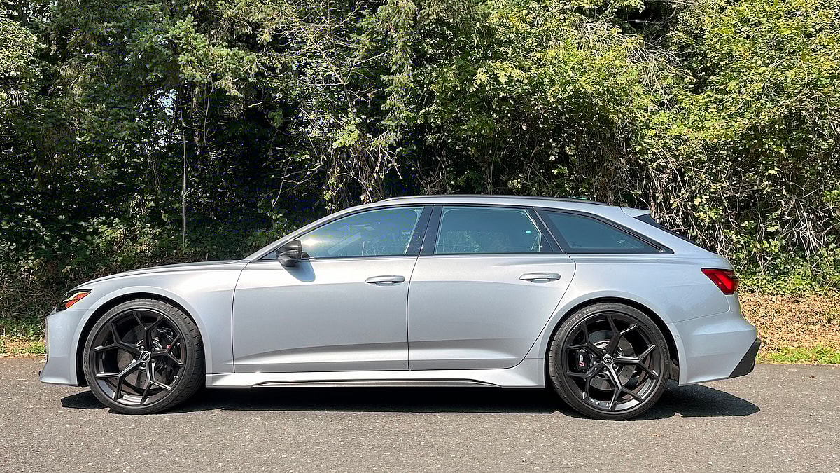 Audi Rs 6 Avant Wagon Side View