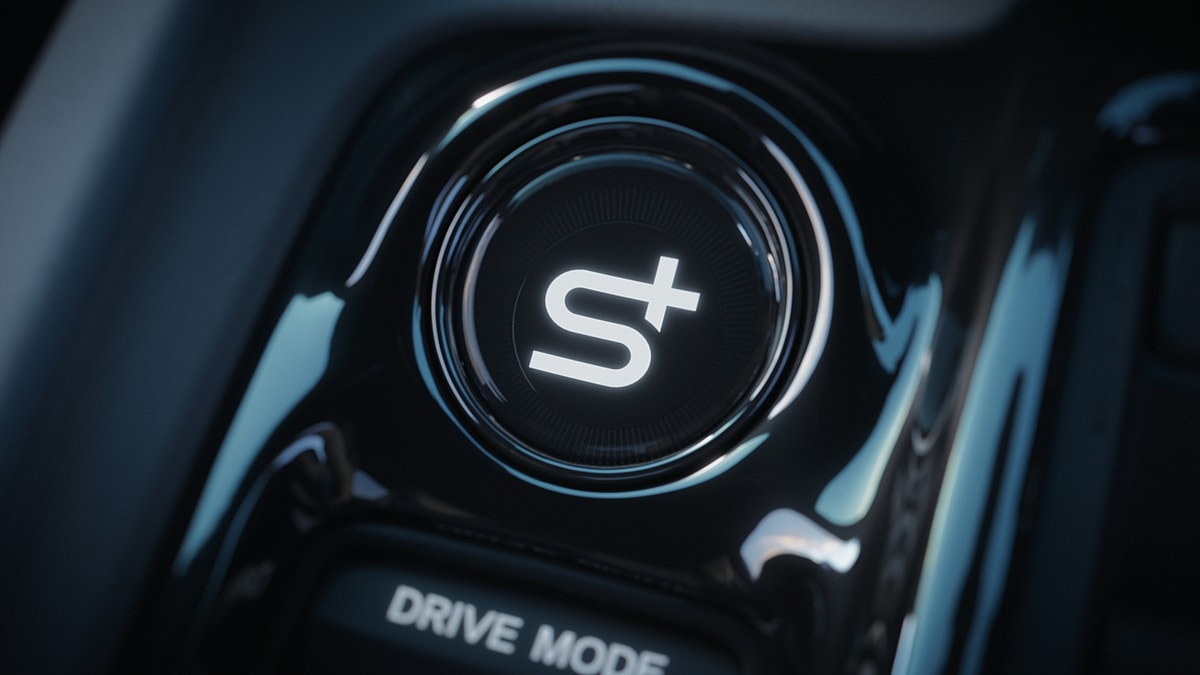 The &Quot;Shift +&Quot; Button Inside The 2025 Honda Prelude Concept