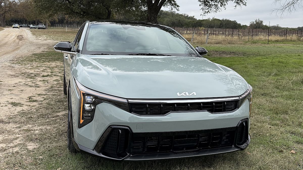 The New 2025 Kia K4 GT-Line is a Breath of Fresh Air 4 The Front End Of The 2025 Kia K4 Gt-Line