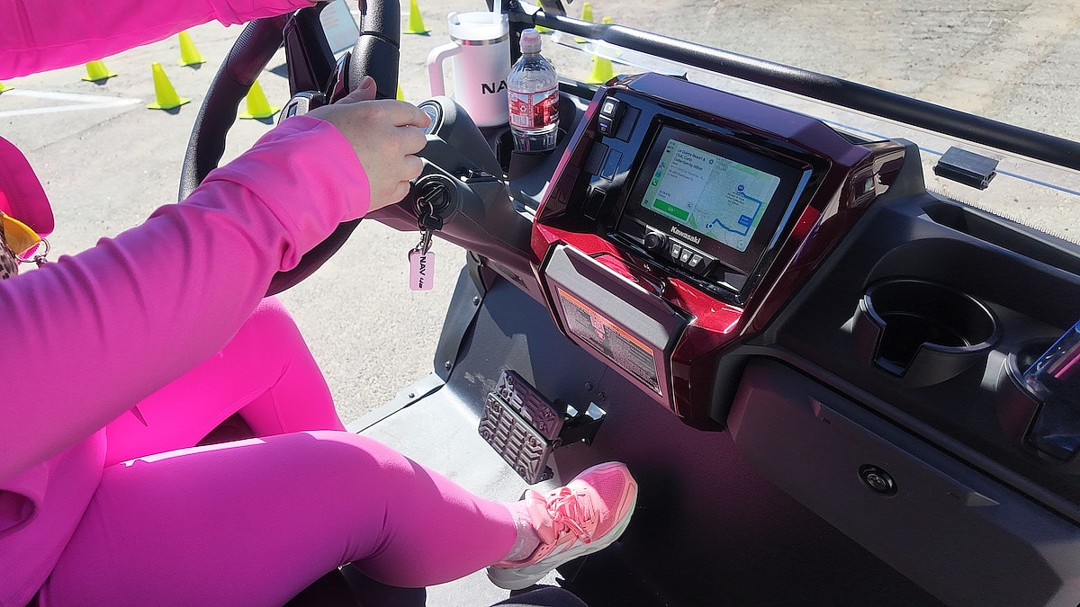 The Kawasaki Nav 4E Electric Cart Was Fun And Easy To Drive