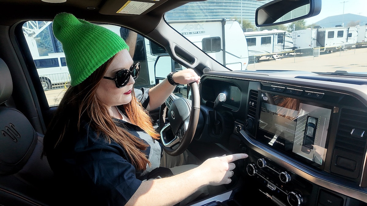 The Camera Views Help You See Everything Around Your Truck Especially When Towing