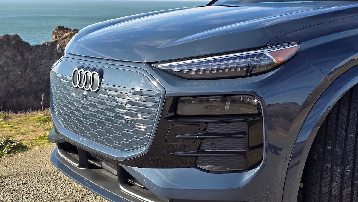 2025 Audi Q6 e-tron First Drive: This Porsche-Inflected SUV is Audi’s Best EV Yet 13 2025 Audi Q6 E-Tron Front Grille
