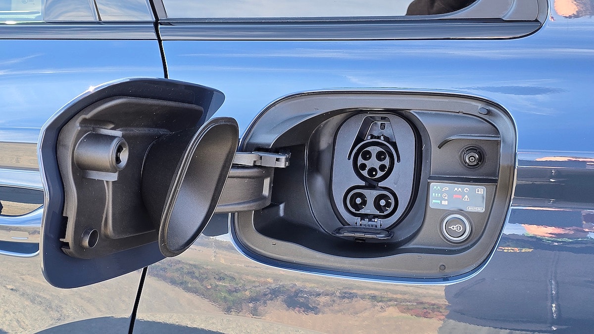 The Charge Port In The Audi Q6 E-Tron