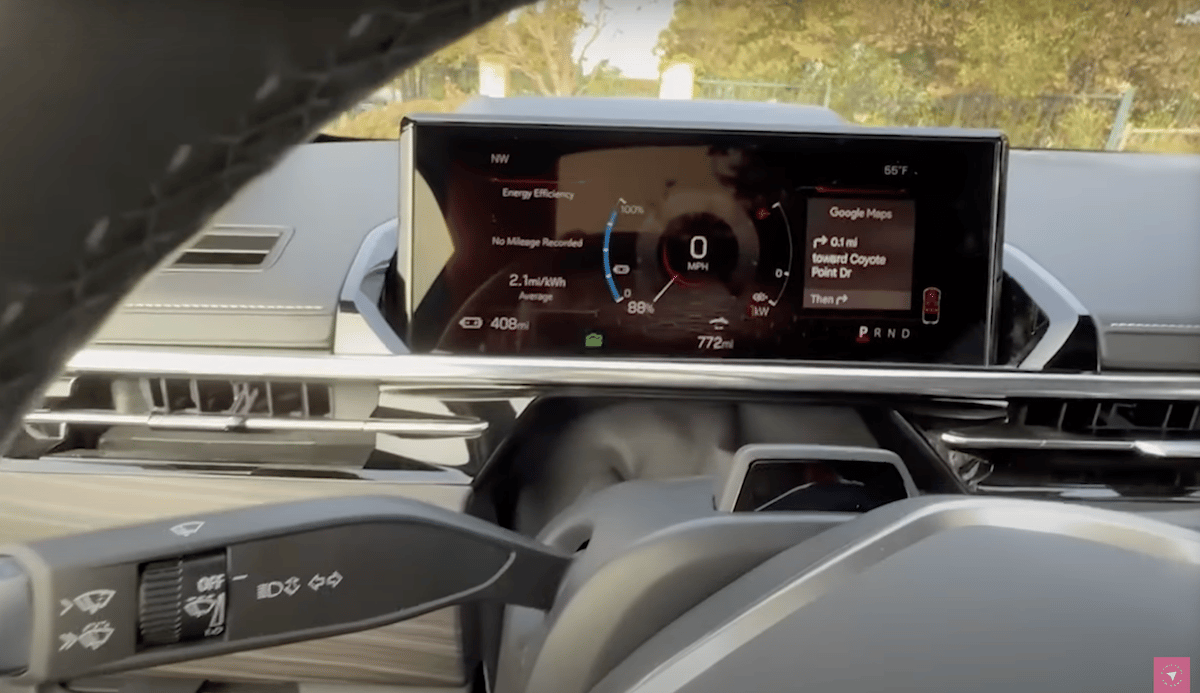 The Driver Display In The 2025 Gmc Sierra Ev