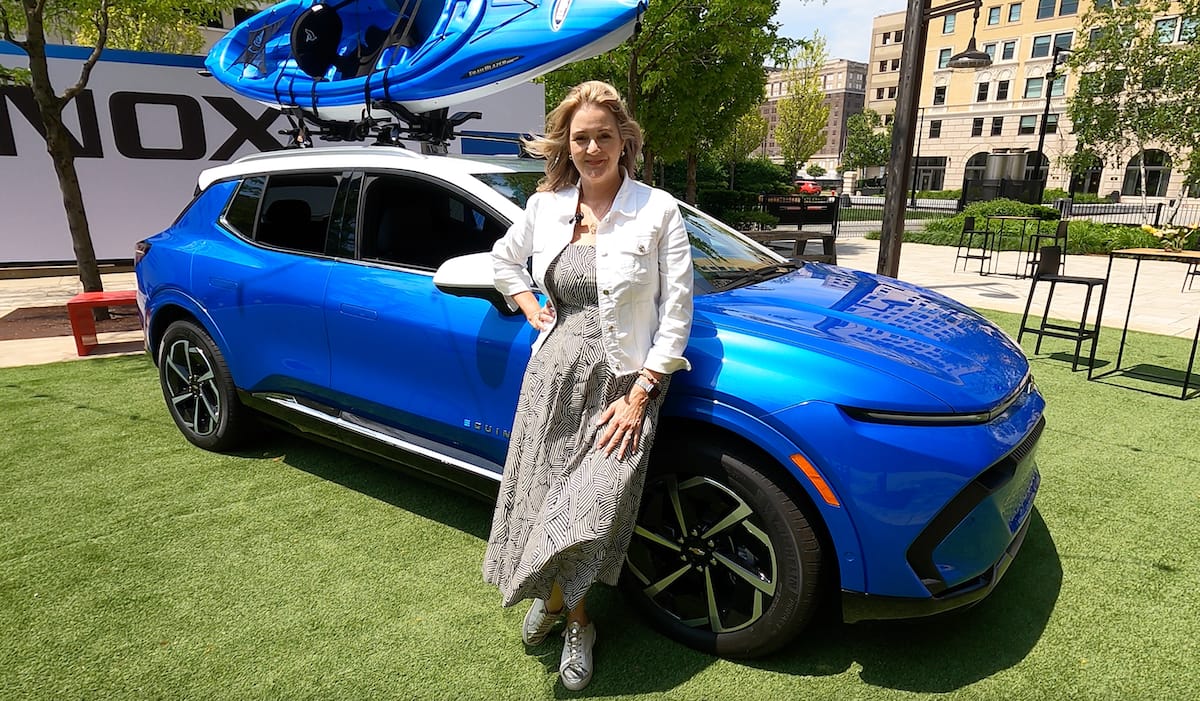 Me with the Chevrolet Equinox EV