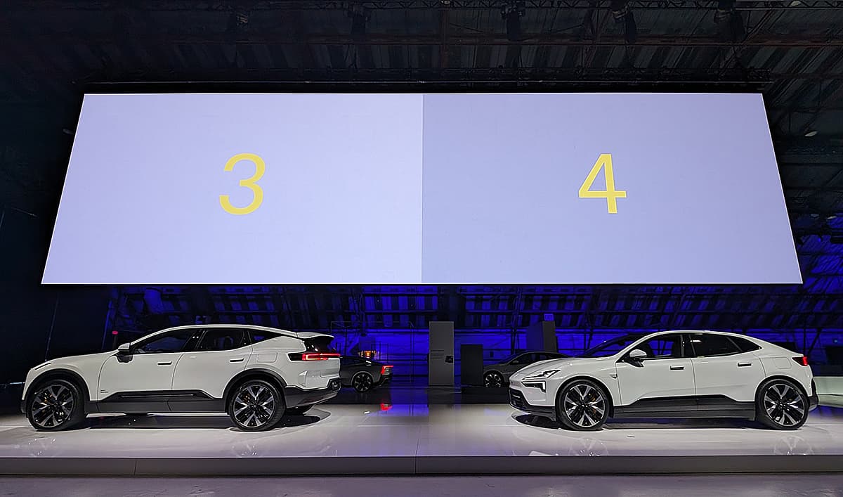 The Polestar 3 And 4 Were The Stars Of The Show. Photo: Liv Leigh