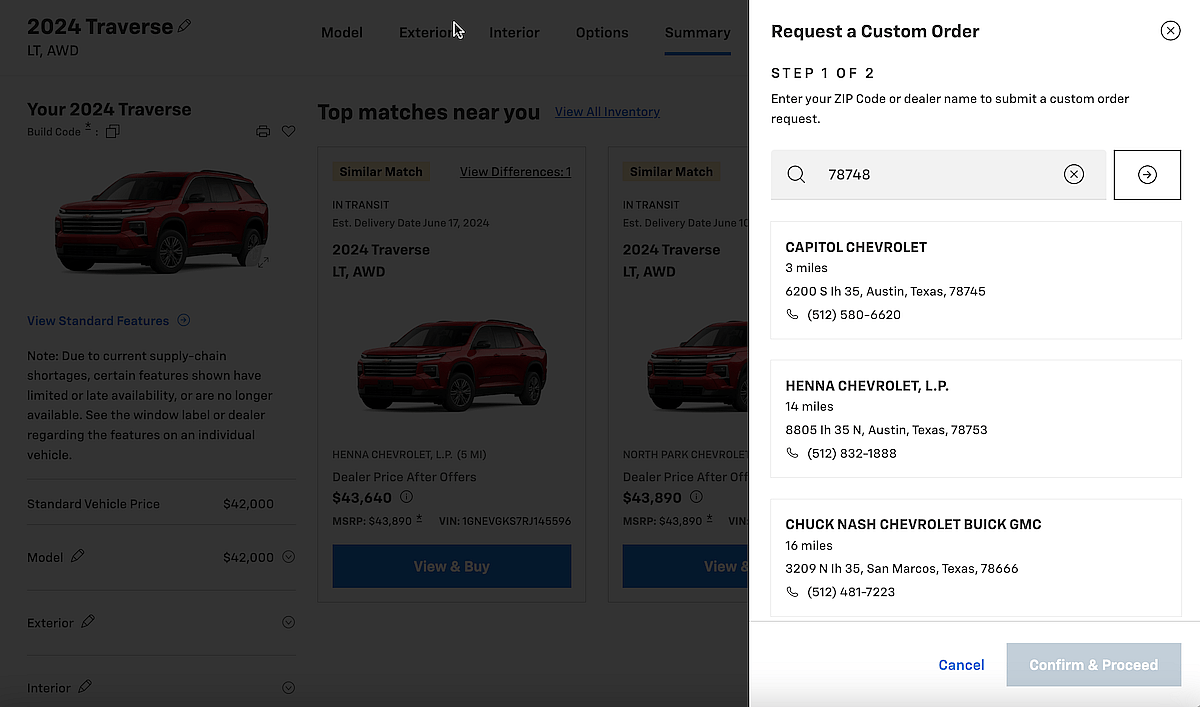 You Can Shop Dealers In Your Region, Not Just Your Town