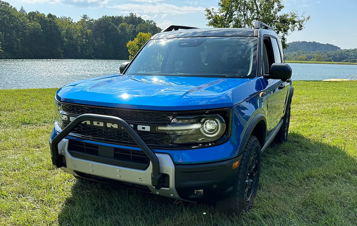 The Front End Of The 2025 Ford Bronco Sport