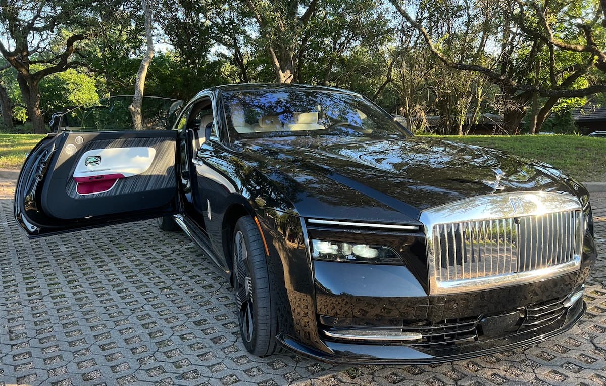 Doors Open From The Rear In The Rolls-Royce Spectre