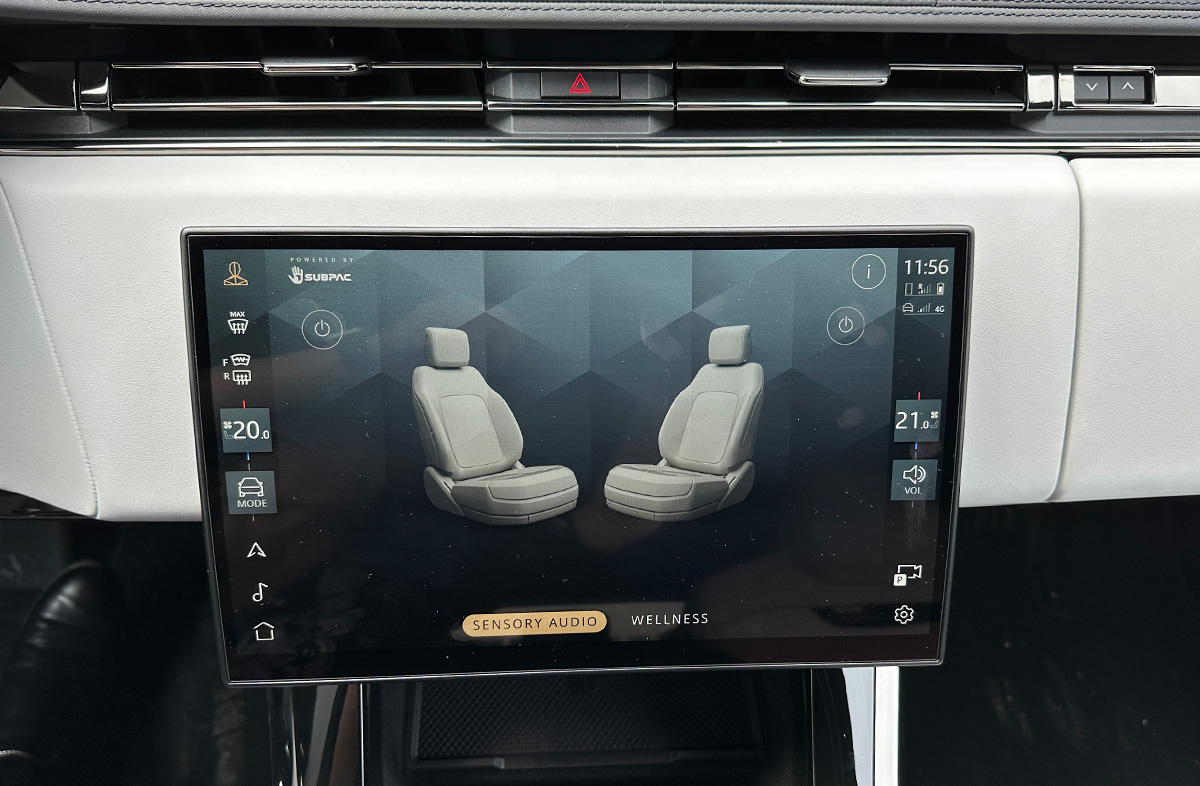 Comfort Options On The Multimedia Screen.