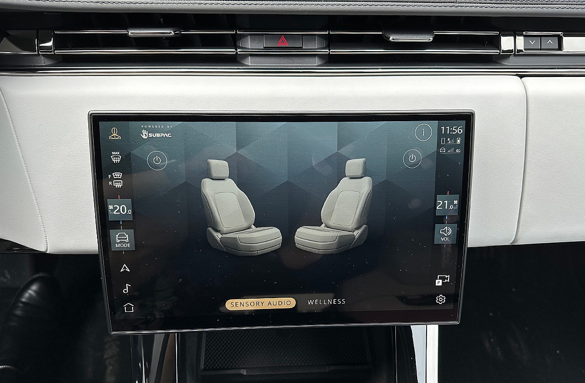 Comfort Options On The Multimedia Screen.