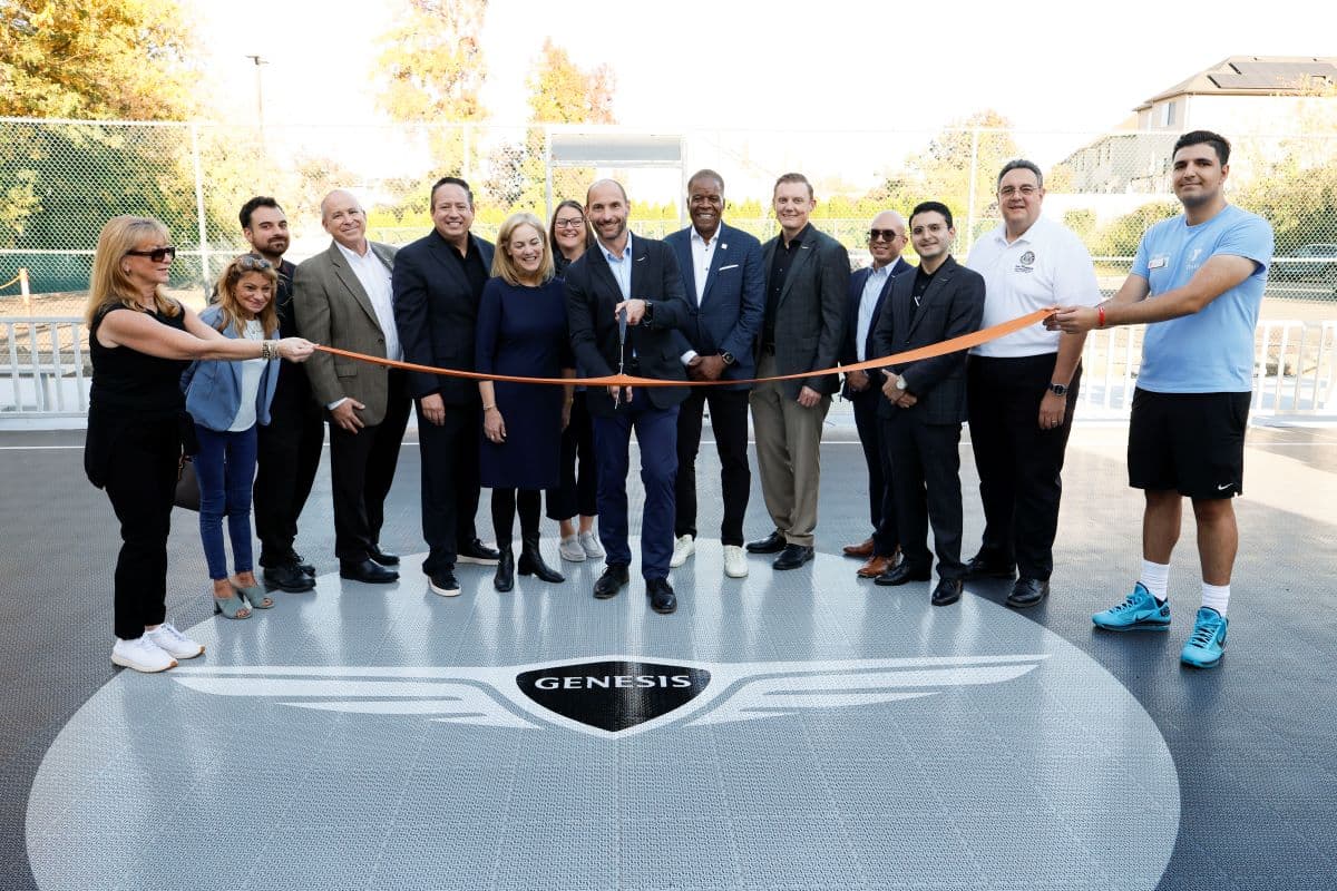 A New Soccer Field Is Driving Change Thanks to ... Genesis? Here's How the Company Is Giving Back 4 Program Leaders Of Genesis Gives, The U.s. Soccer Foundation, And Ymca Of Greater New York Cut The Ribbon For A New Mini-Pitch For Young Athletes