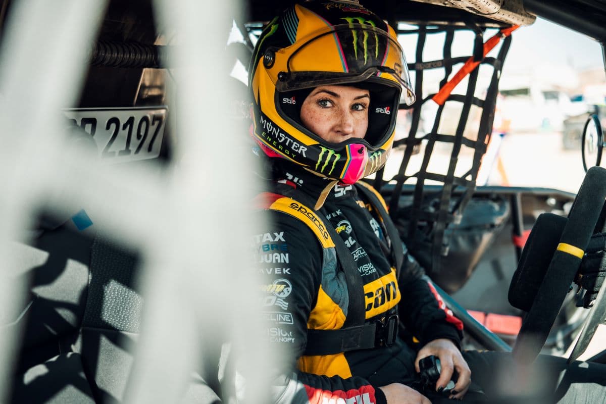 Sara Price Sitting In The Driver