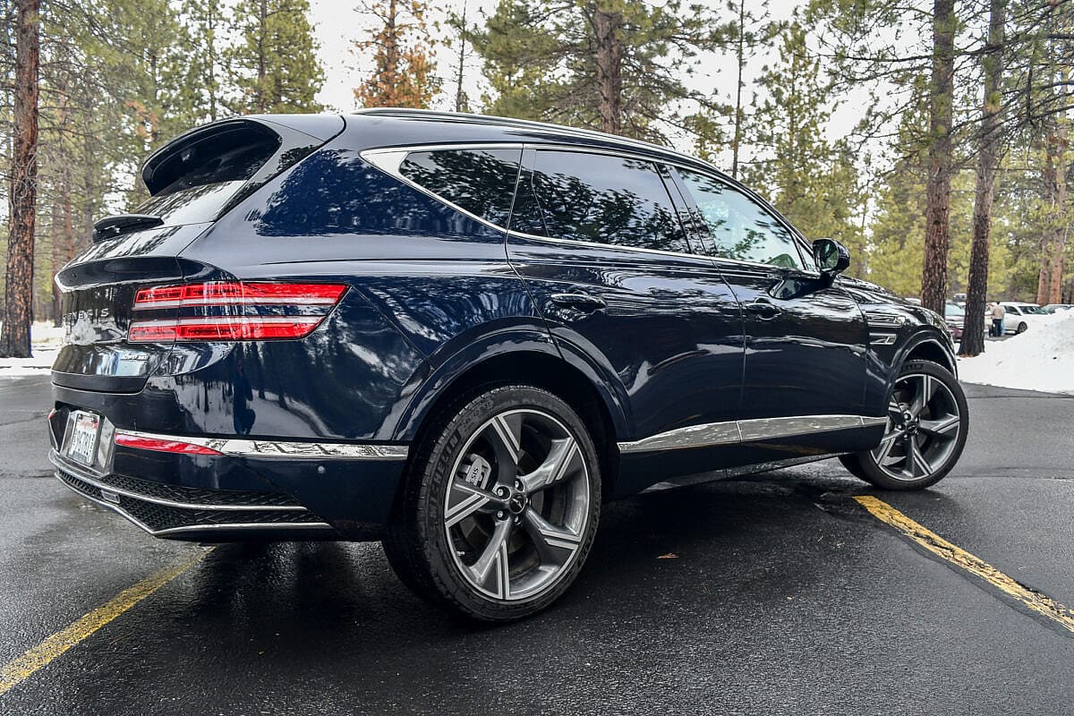 10 Things My Family Adored about the 2025 Genesis GV80 3.5T Prestige 8 The Rear Quarter Panel Of The 2025 Genesis Gv80