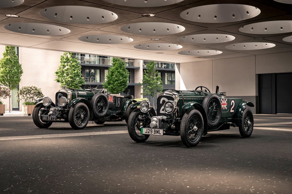 The Bentley Blower Jnr, Right, And Its Gas Powered More Powerful Inspiration, The Bentley Blower. Photo: Kirstin Shaw