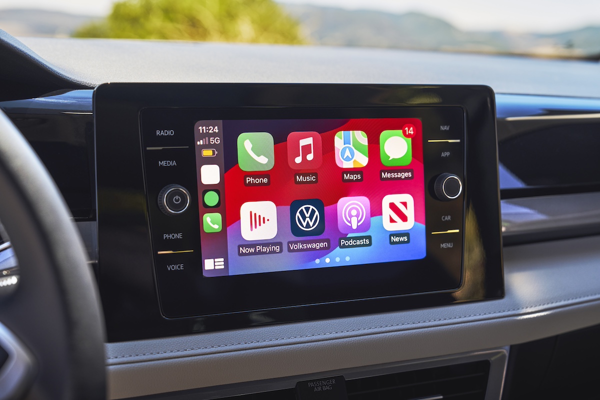 The Floating 8 Touch Screen In The 2025 Vw Taos