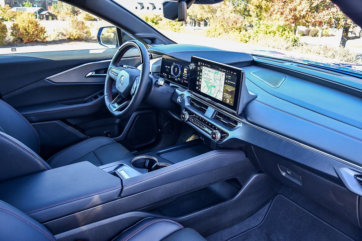 The Interior Of A 2024 Acura Zdx Type S