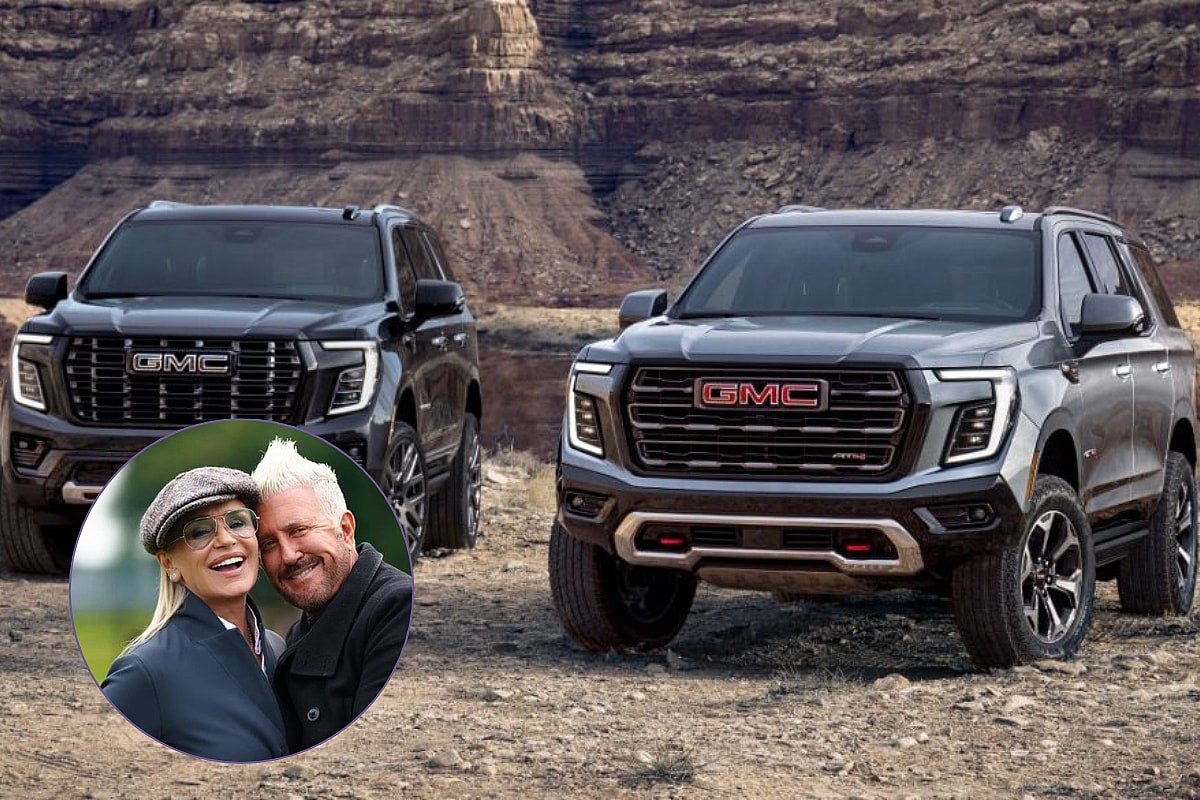 Yolanda Hadid Pictured With Her Husband And A Gmc Yukon