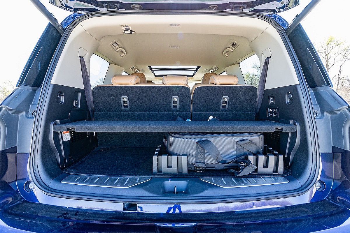 You Can Fold The Third Row Down For More Space Or Leave Them Up With Some Storage