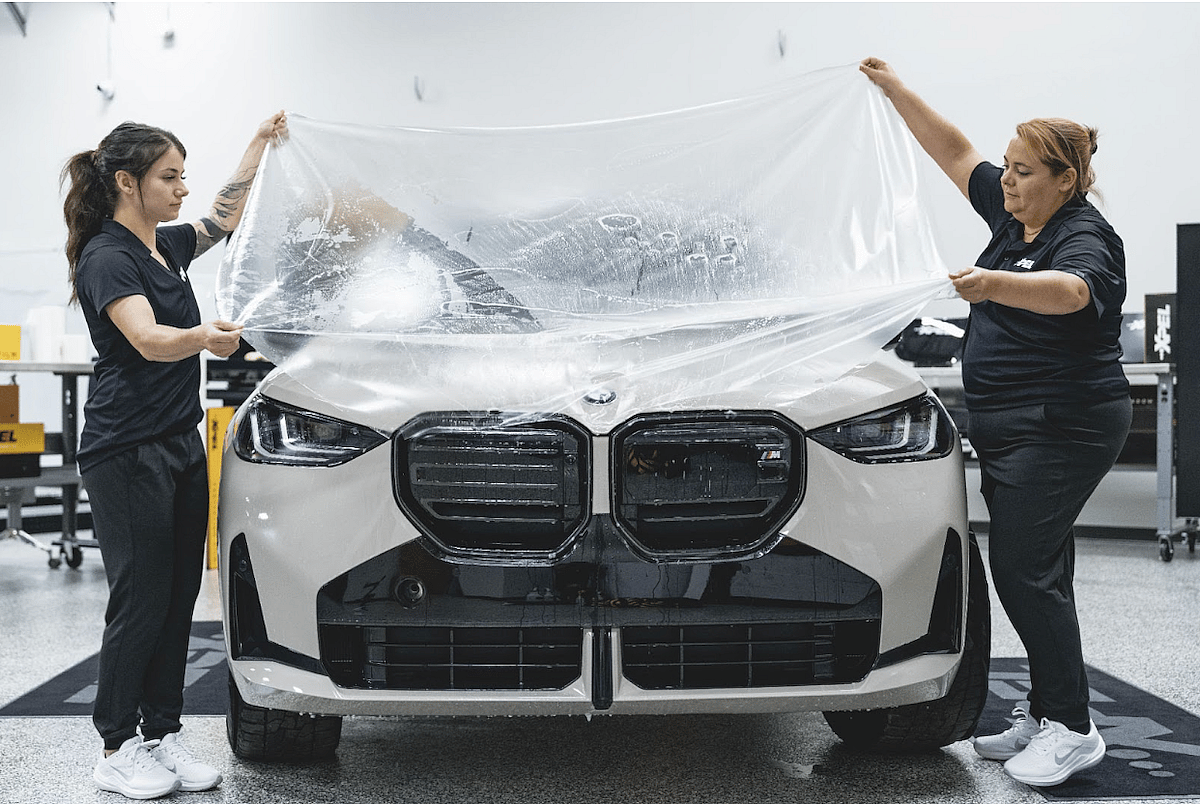 The Xpel Team Prepping The Bmw X3 M50