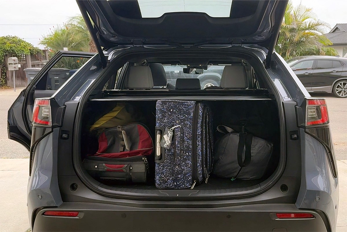 The 2024 Subaru Solterra is a Beautifully Rugged All-Electric SUV 8 The Cargo Space Inside The 2024 Subaru Solterra