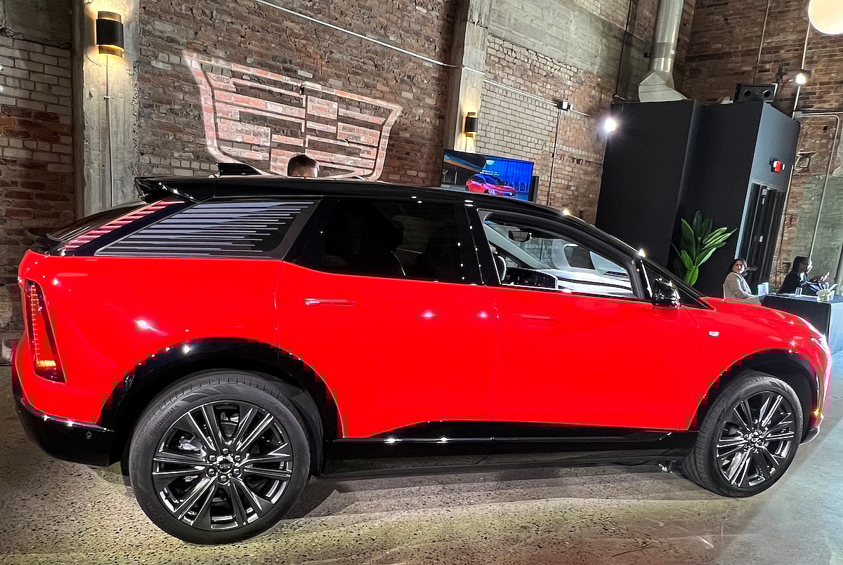 A Side View Of The 2025 Cadillac Optiq