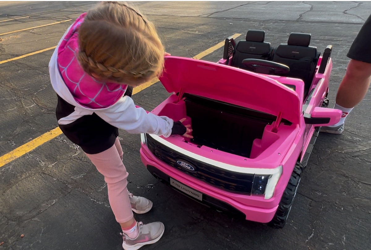 Tested: The Ford Lightning Ride On Toy Truck Is Every Child’s Dream Come True 8 Ford Lightning Ride On Toy With A Frunk