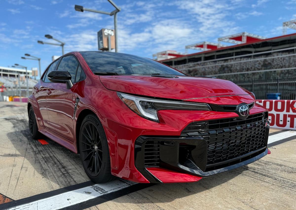 The New Front Bumper And Grille On The Toyota Gr Corolla Dat