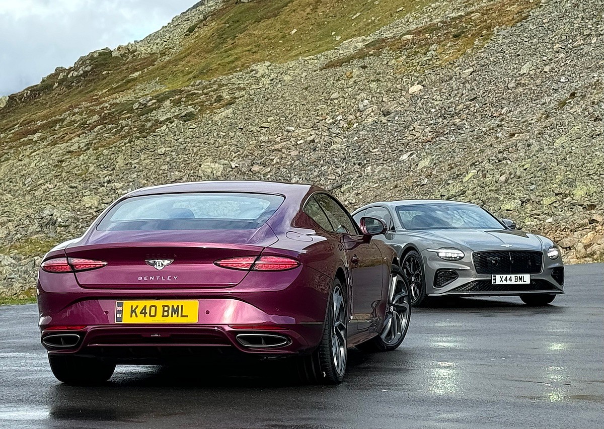 2025 Bentley Continental Gt Speed In Magenta And Gravity Gray