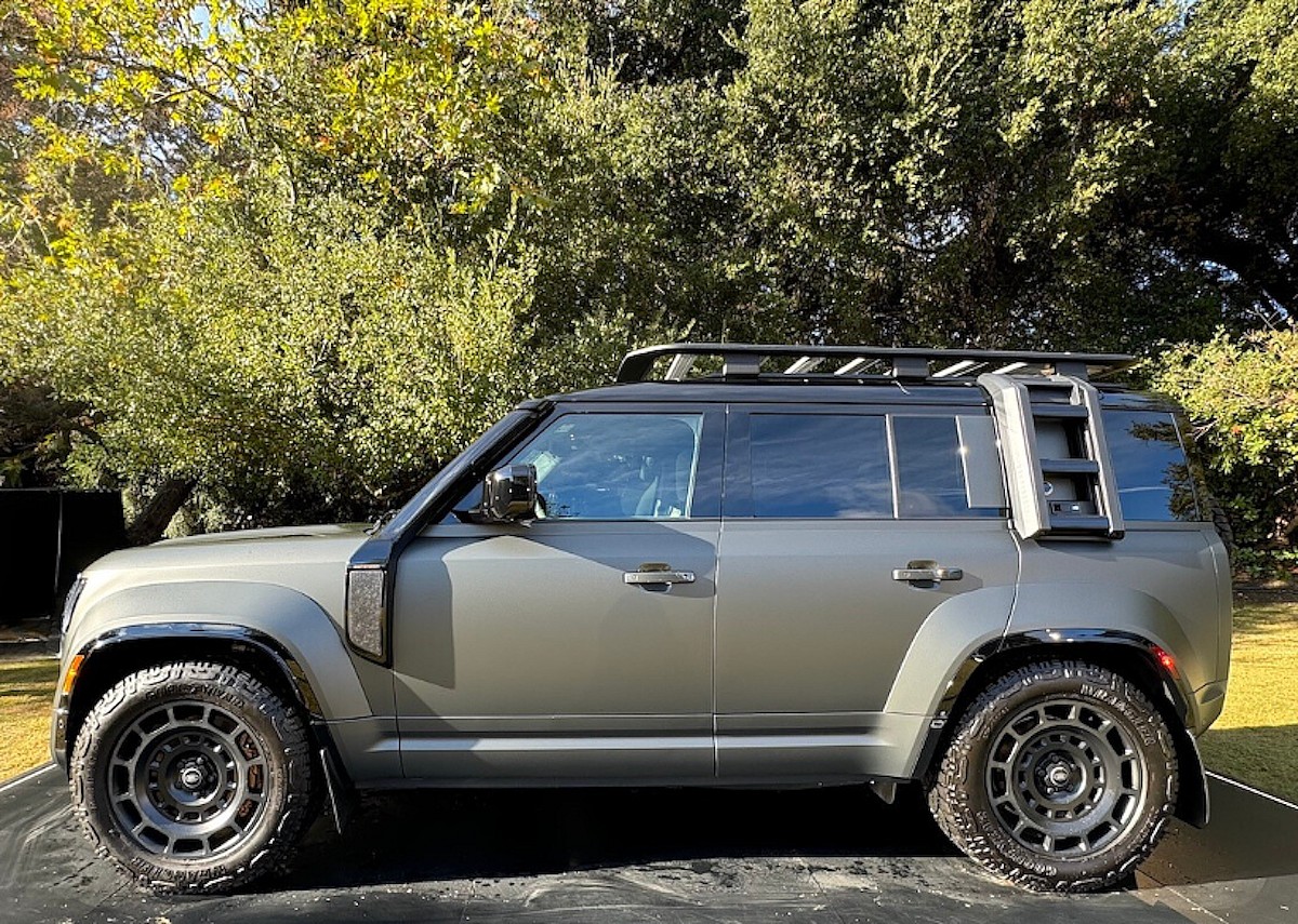 The Land Rover Defender Octa Side View